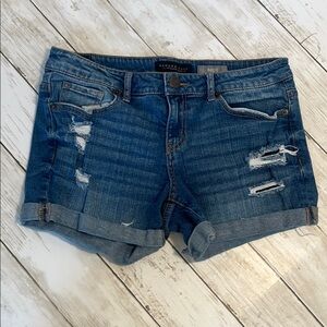 Aeropostale Midi Blue Denim Shorts size 6